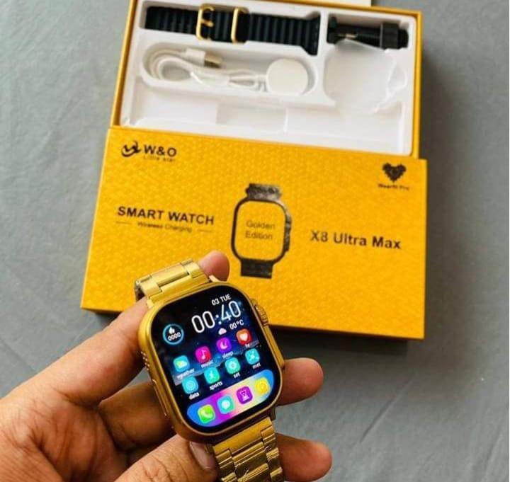 X8 Ultra Max Smart Watch Golden Edition